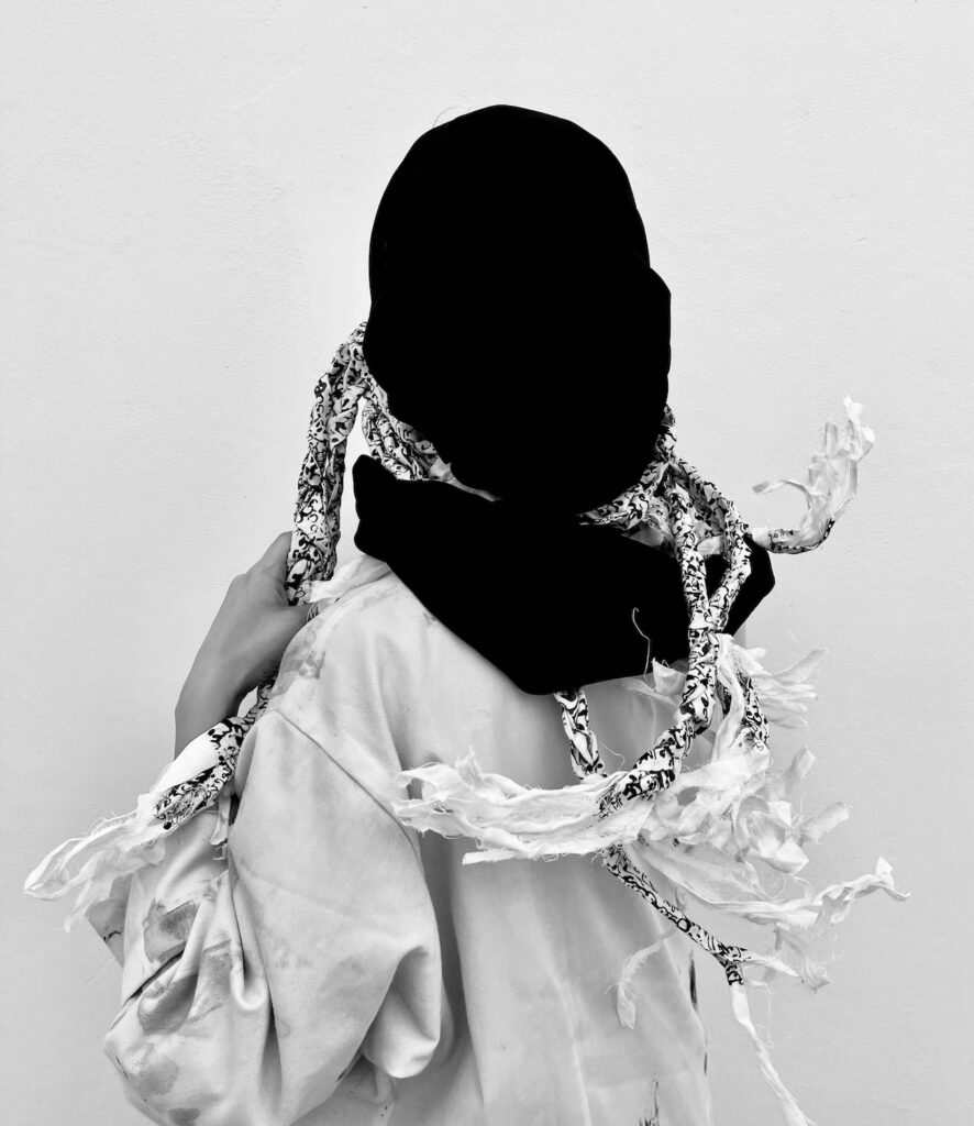 Bouthayna Al Muftah photographed by Robin Augustine, courtesy of al markhiya gallery