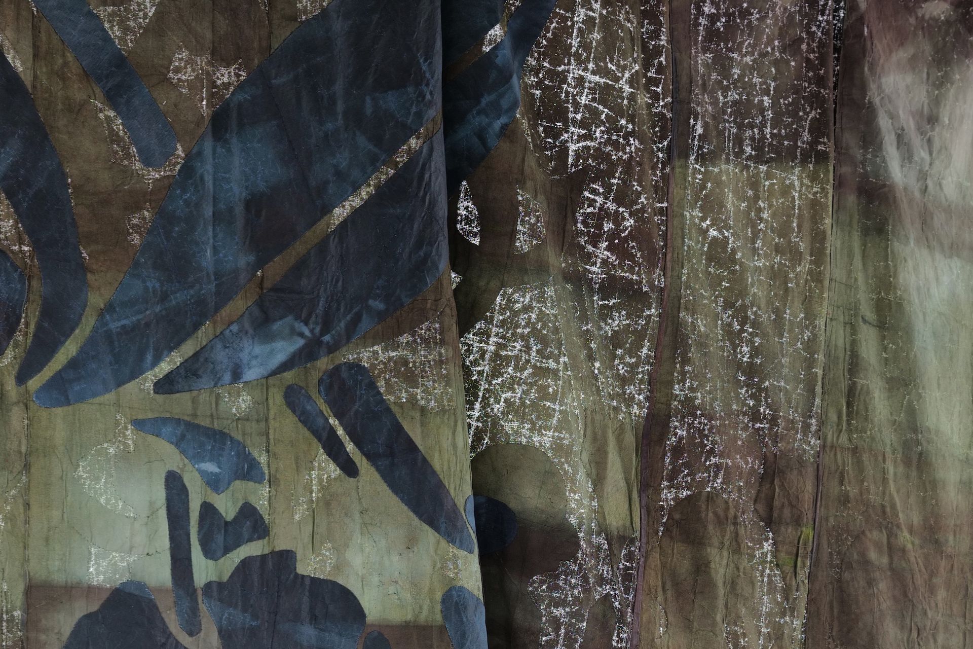 Nour Jaouda, Matters of Time, 2025. Installation view featuring The Iris Grows on Both Sides of the Fence, 2025, at Spike Island, Bristol