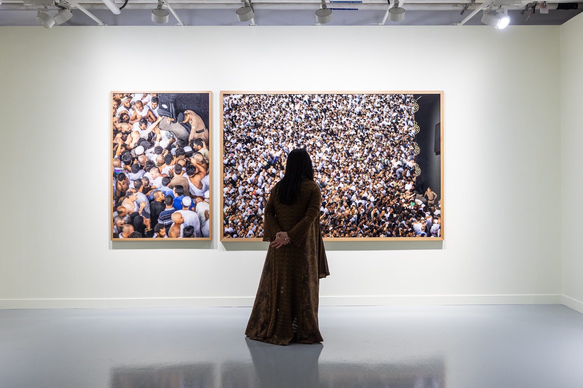 Jeddah-based Athr Gallery showcased work by acclaimed Saudi artist Ahmed Mater